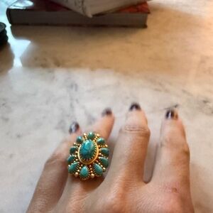 Sezane turquoise ring